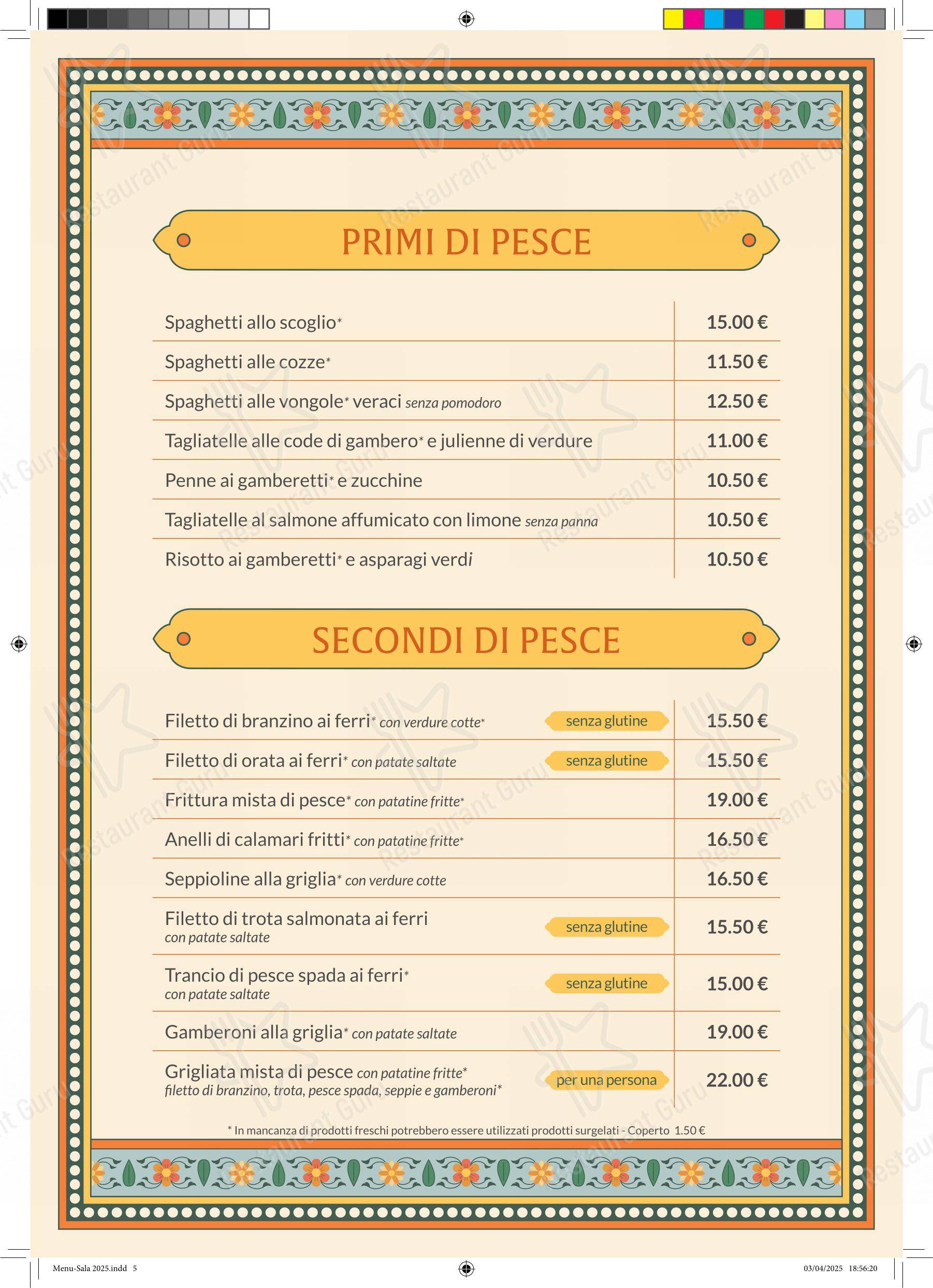 菜单 per Ristorante Pizzeria al Convento in Ponte Oliveti