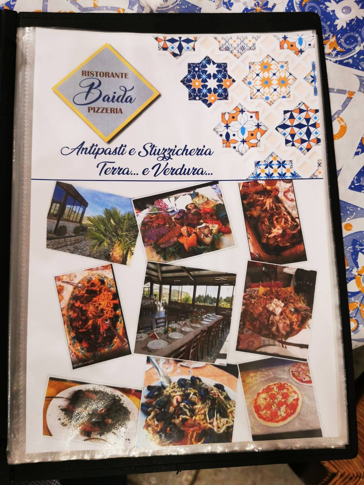 Menu di Ristorante Pizzeria Baida 