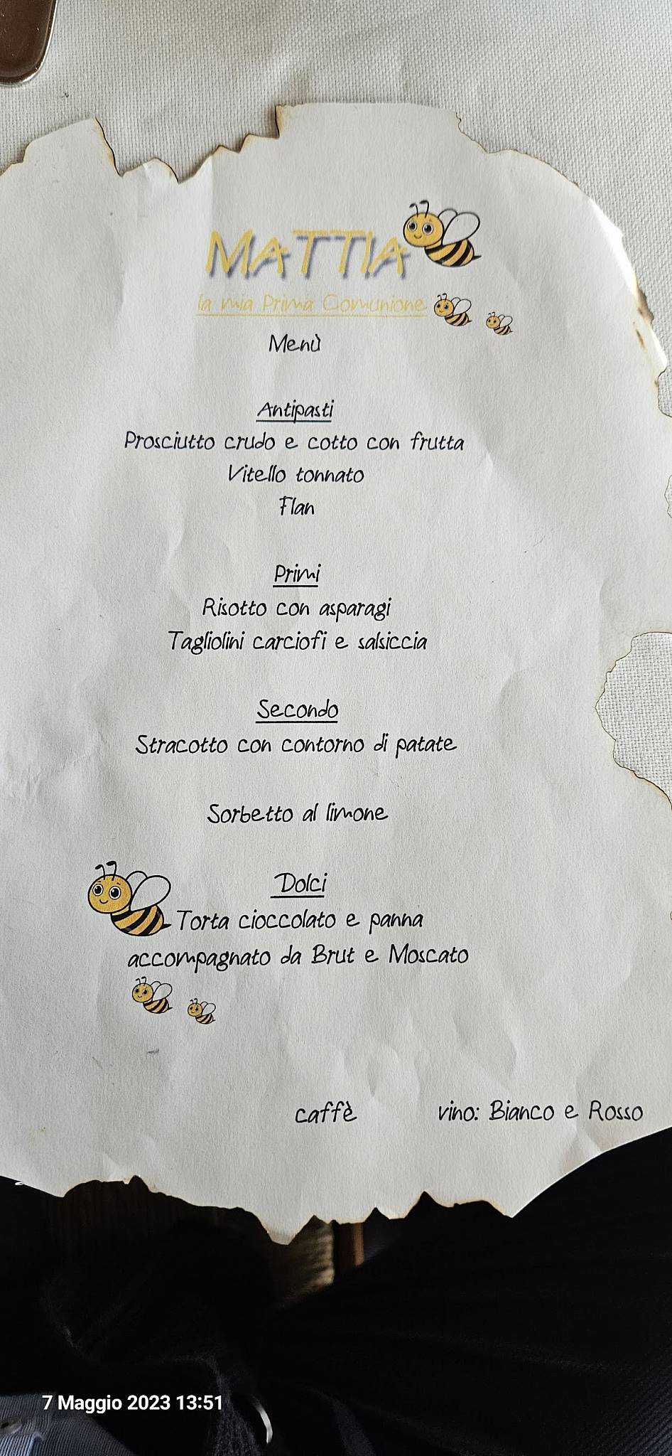 Menu di Ristorante Pizzeria I Rubini 