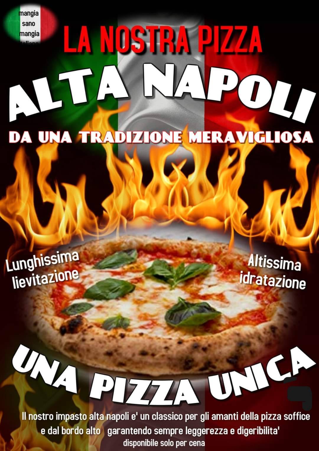 Menu di O' Core e Napule 