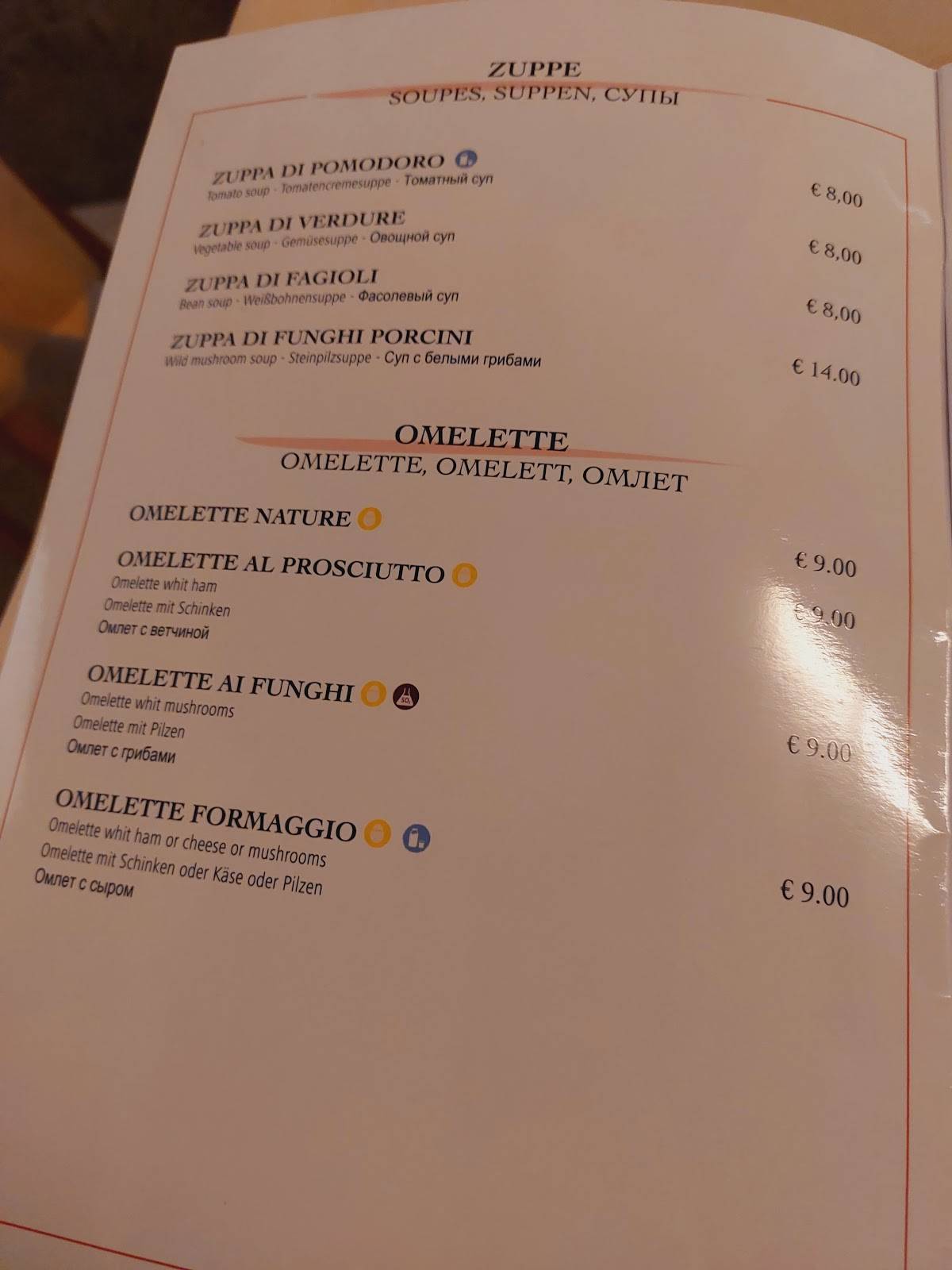 Menu di Ristorante Pizzeria da Raffaele 