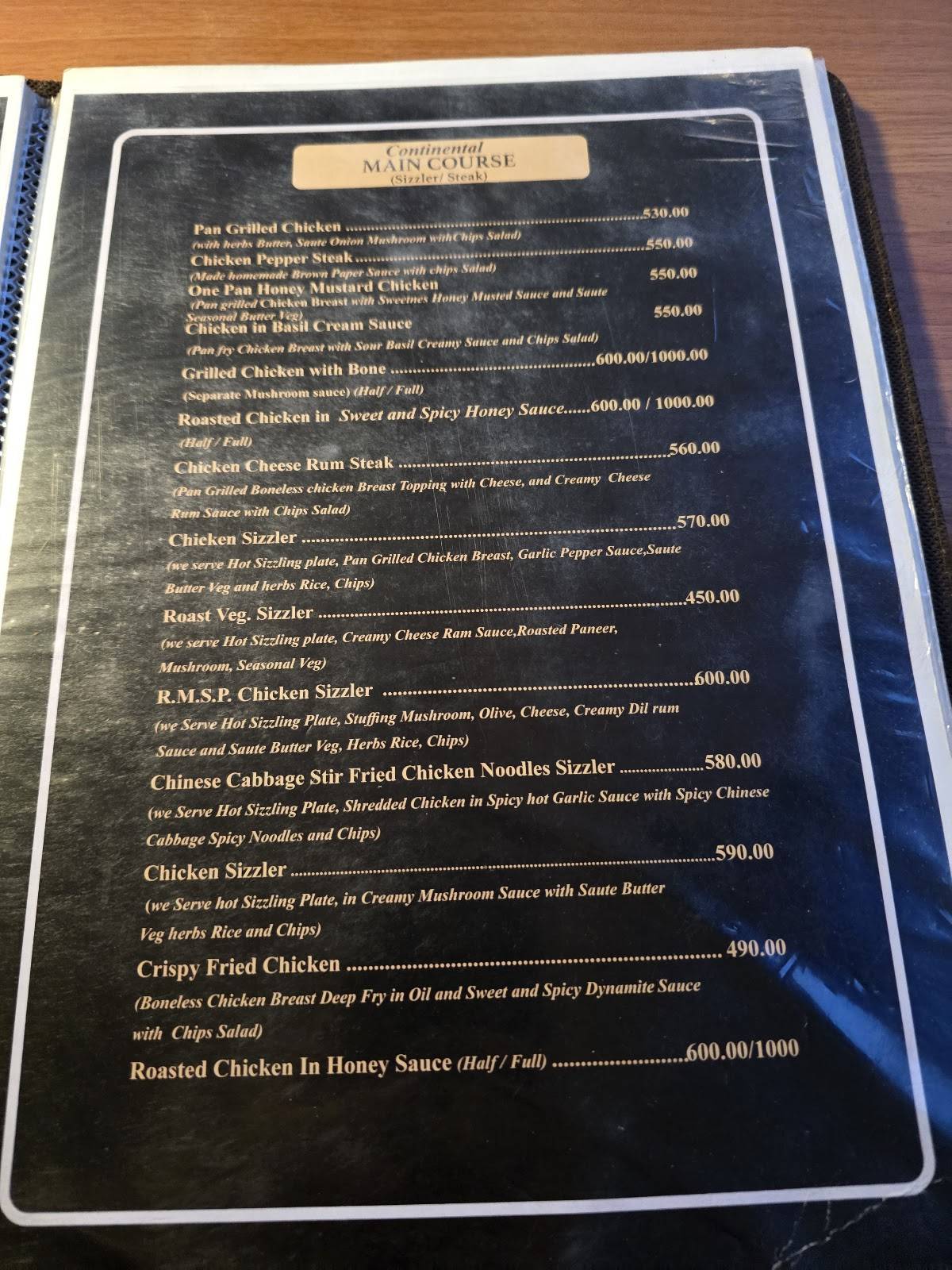 River Music Garden Restaurant & German Bakery menu
