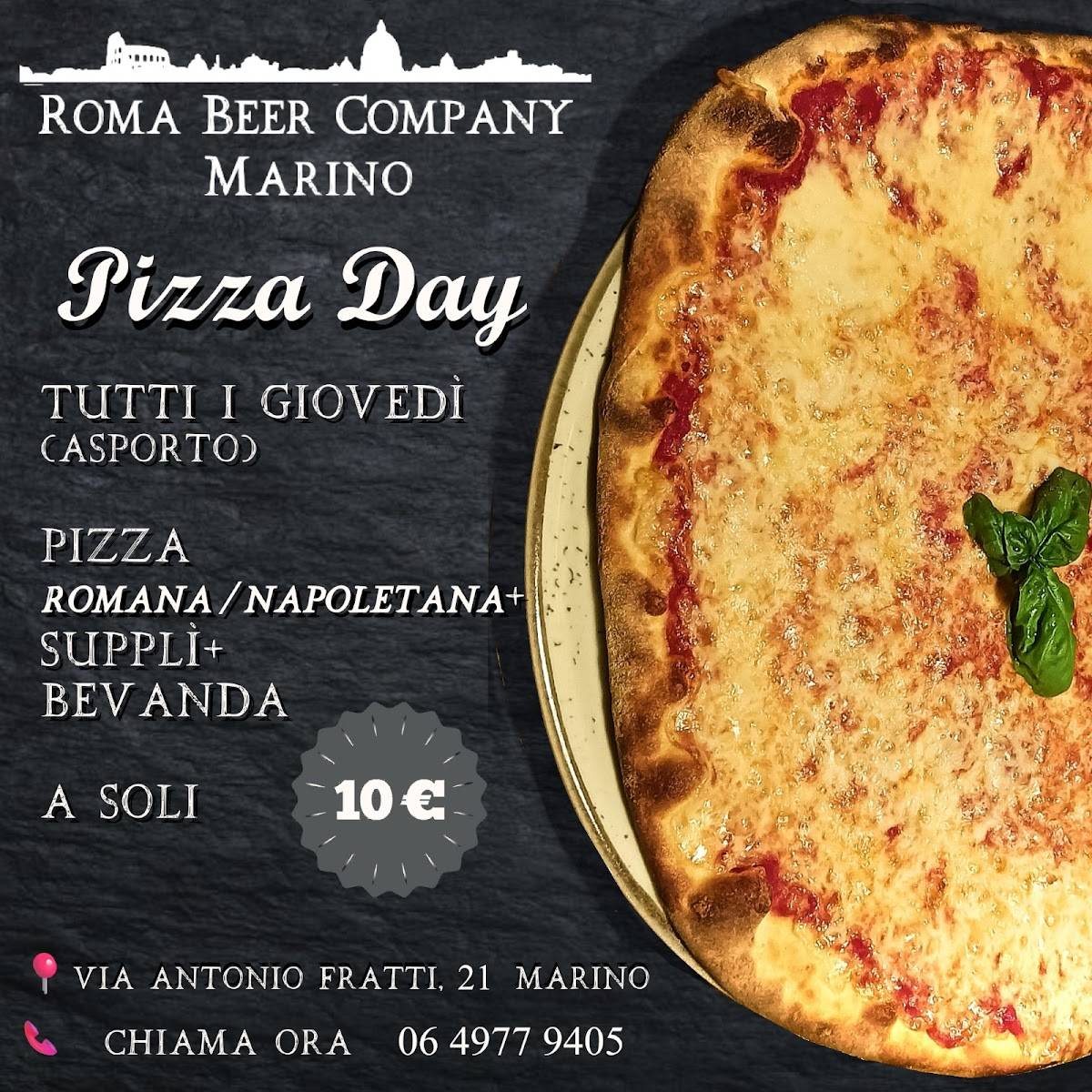 Menu di Roma Beer Company 