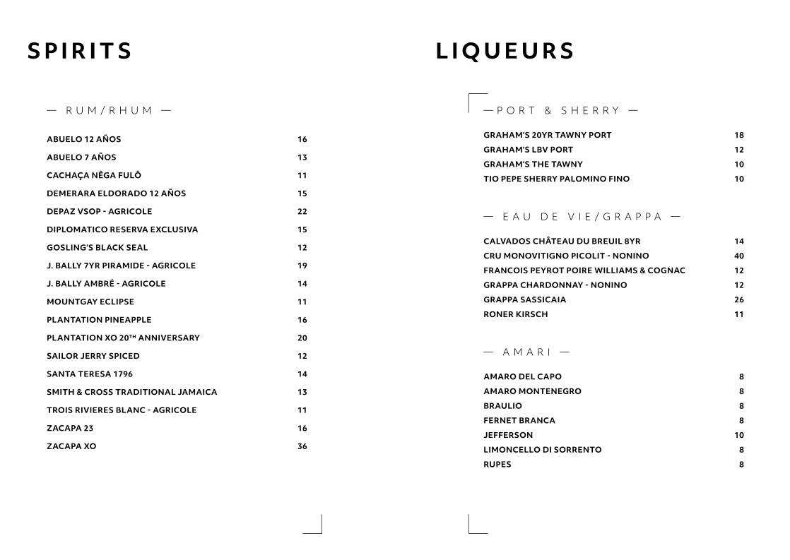 Menu di Paparazzo Bar & Rooftop 