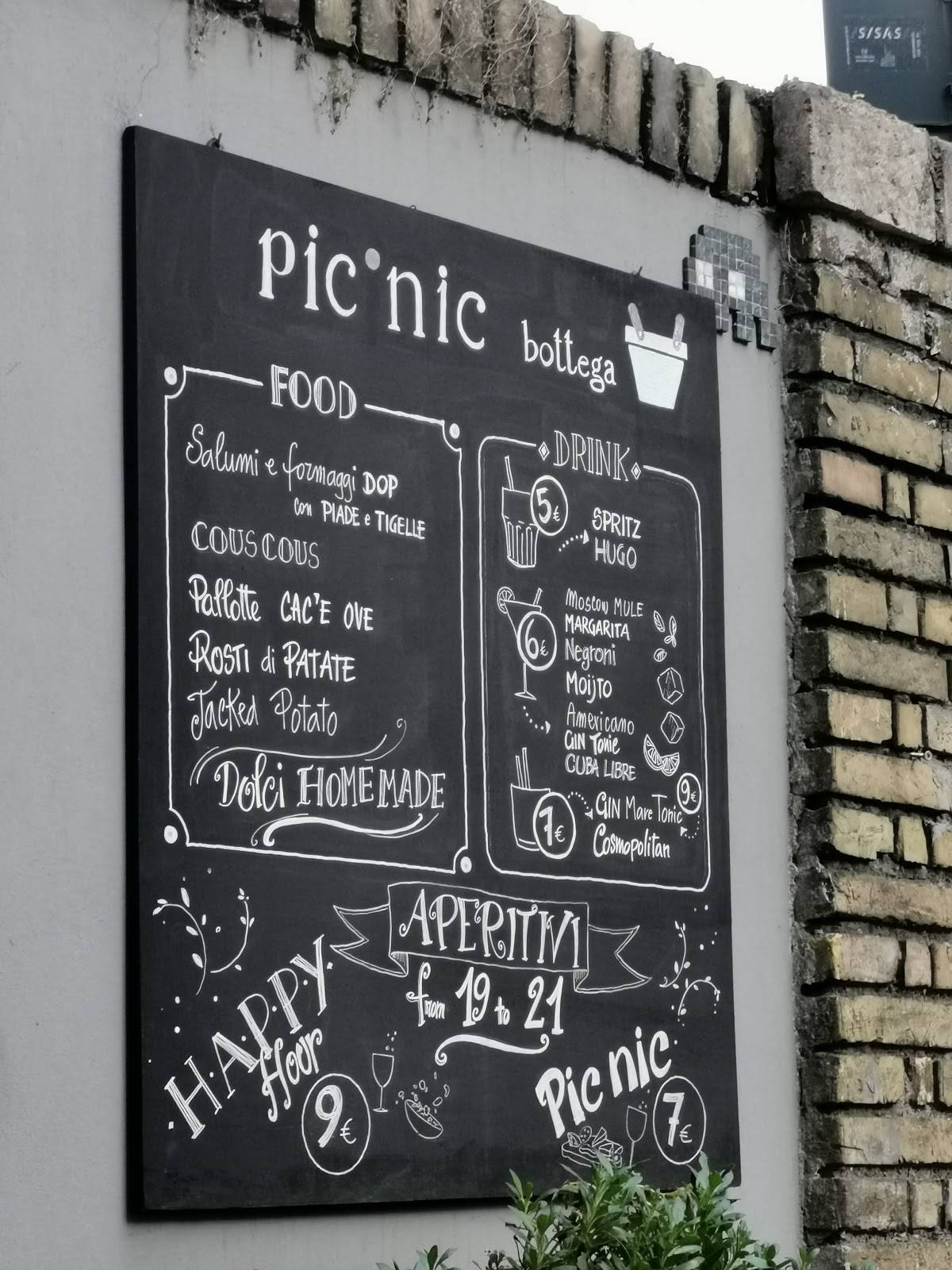 Menu de Picnic