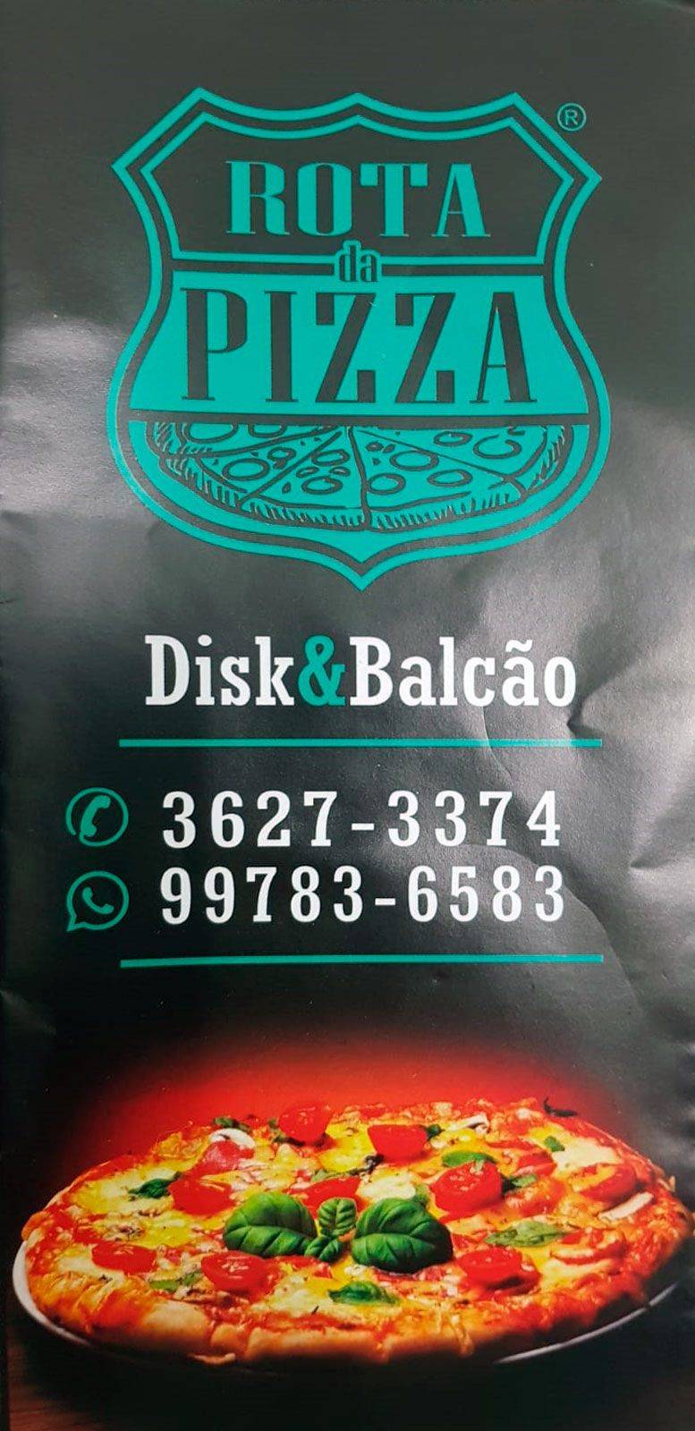 Rota da Pizza Fazenda cardápio