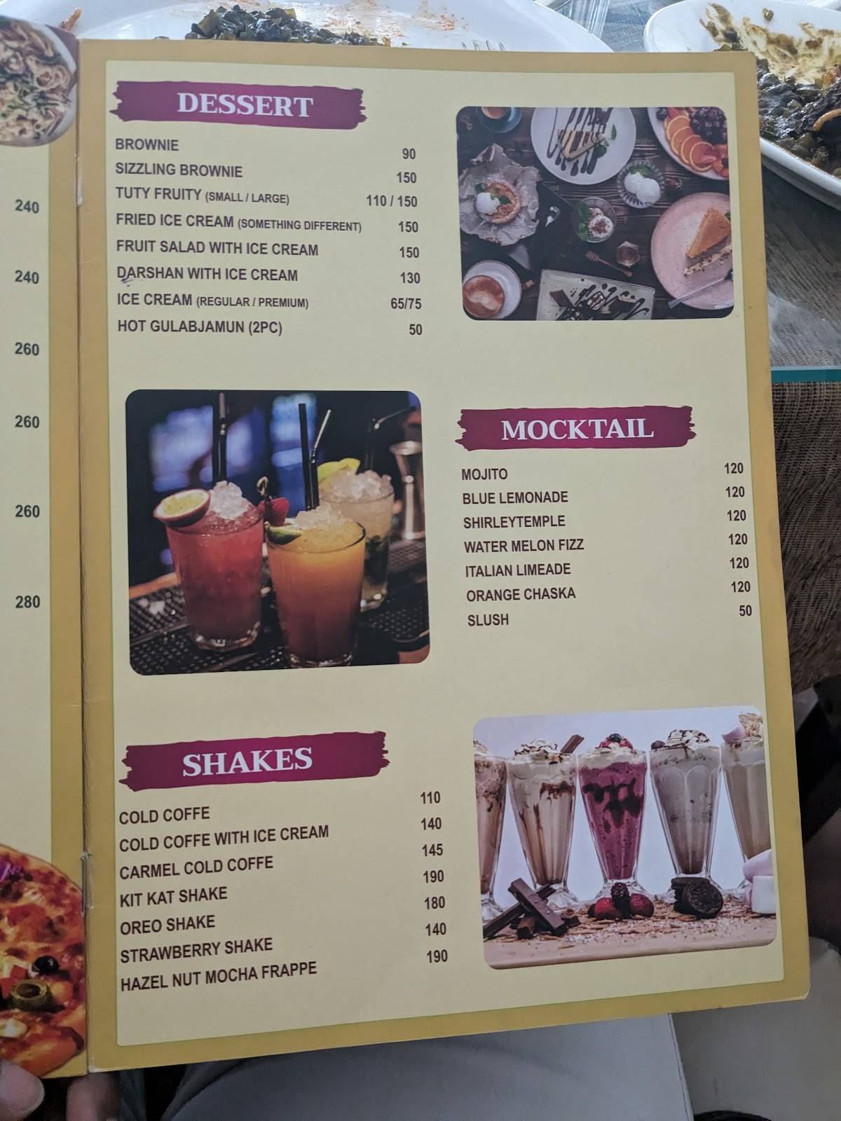 Gokul Restaurant menu