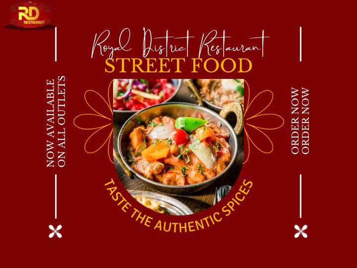 Royal District Restaurant menu