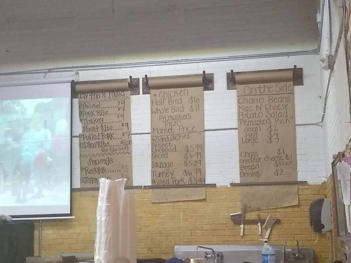 Menu at SMOKETexas BBQ & Watering Hole, Harlingen