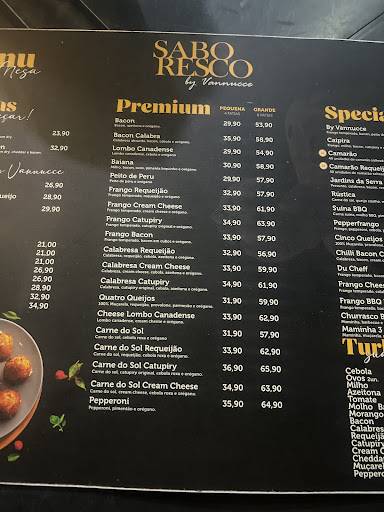 Saboresco Maraponga cardápio