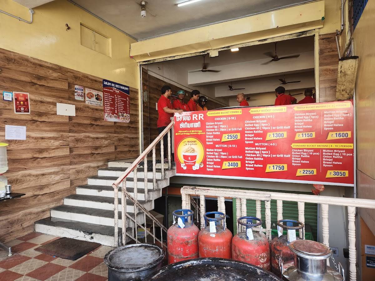 Salem RR Briyani salem resturent menu