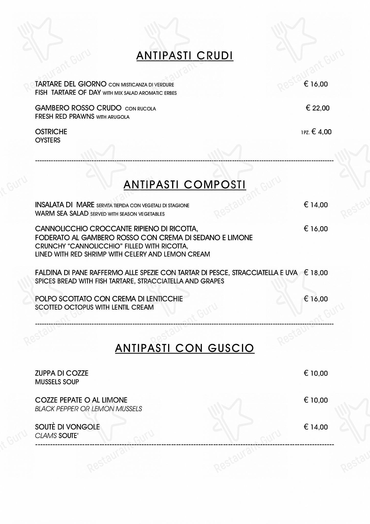 Ночное меню per Salvinius in Castellammare del Golfo