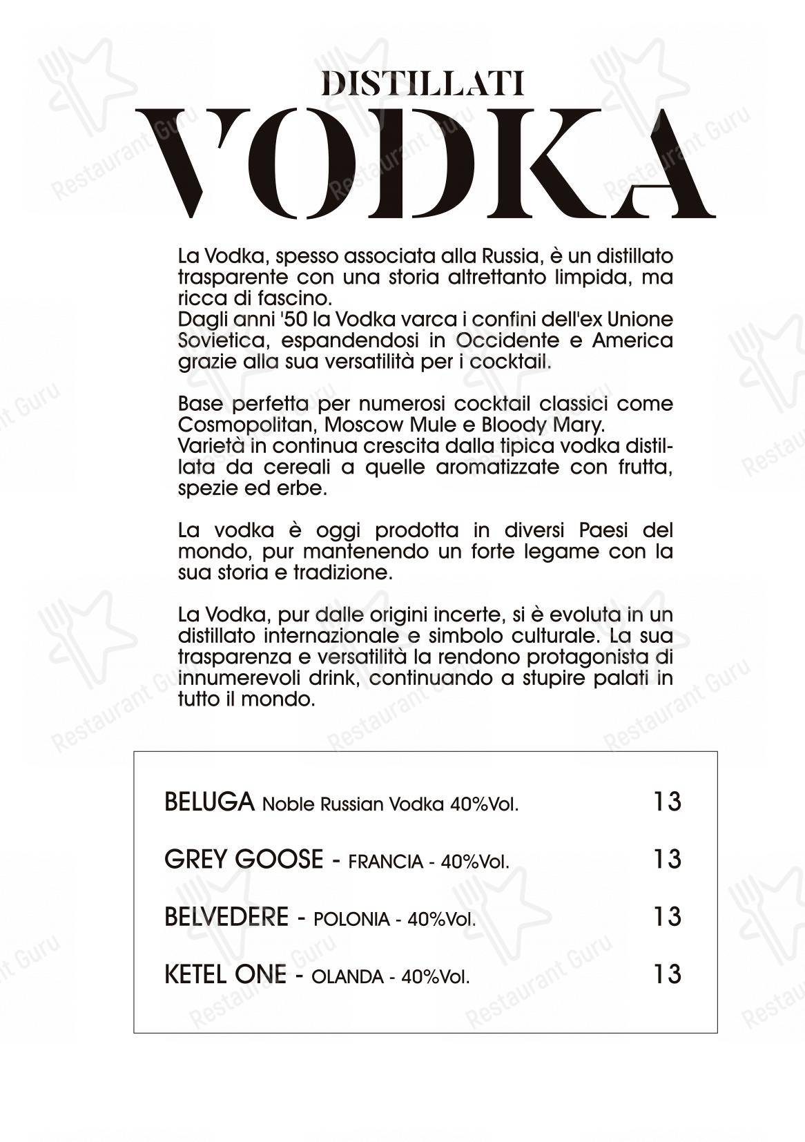 Menu di Salvinius - 菜单