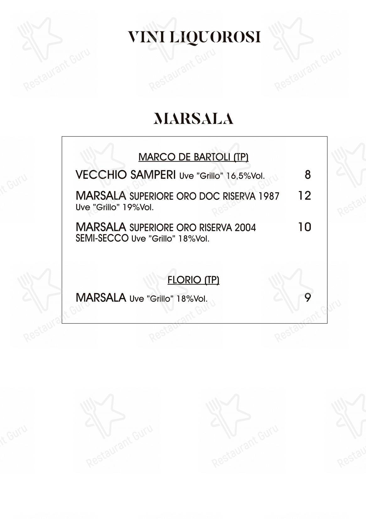 菜单 per Salvinius ristorante