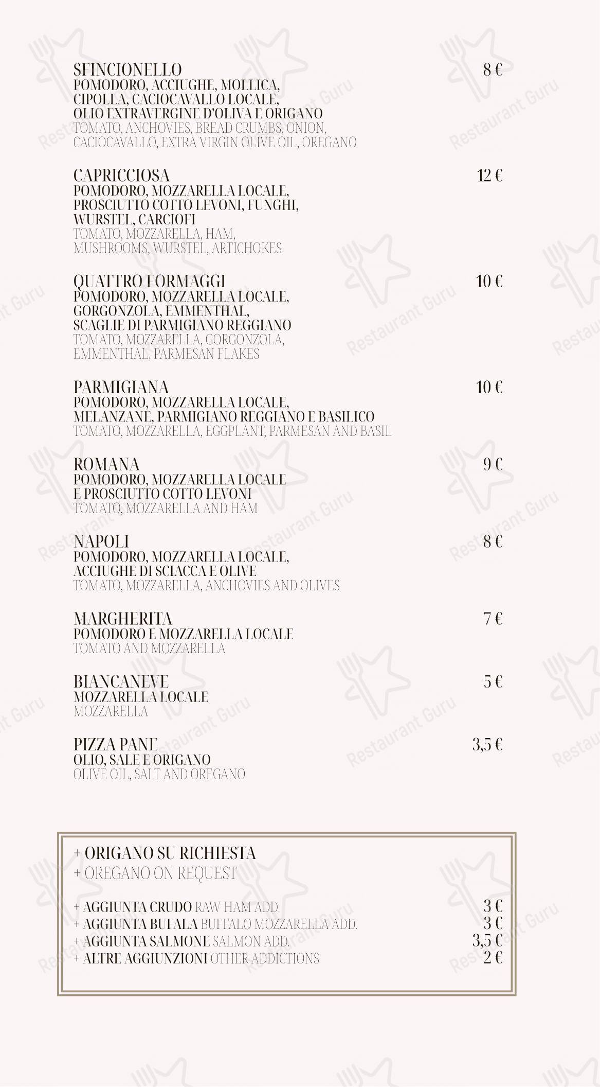 Menu per Salvinius in Castellammare del Golfo