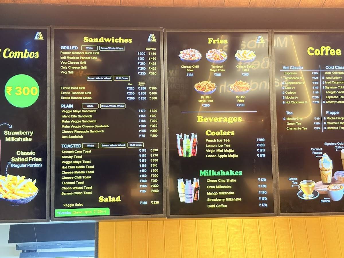 Sandwizzaa Vile Parle East menu