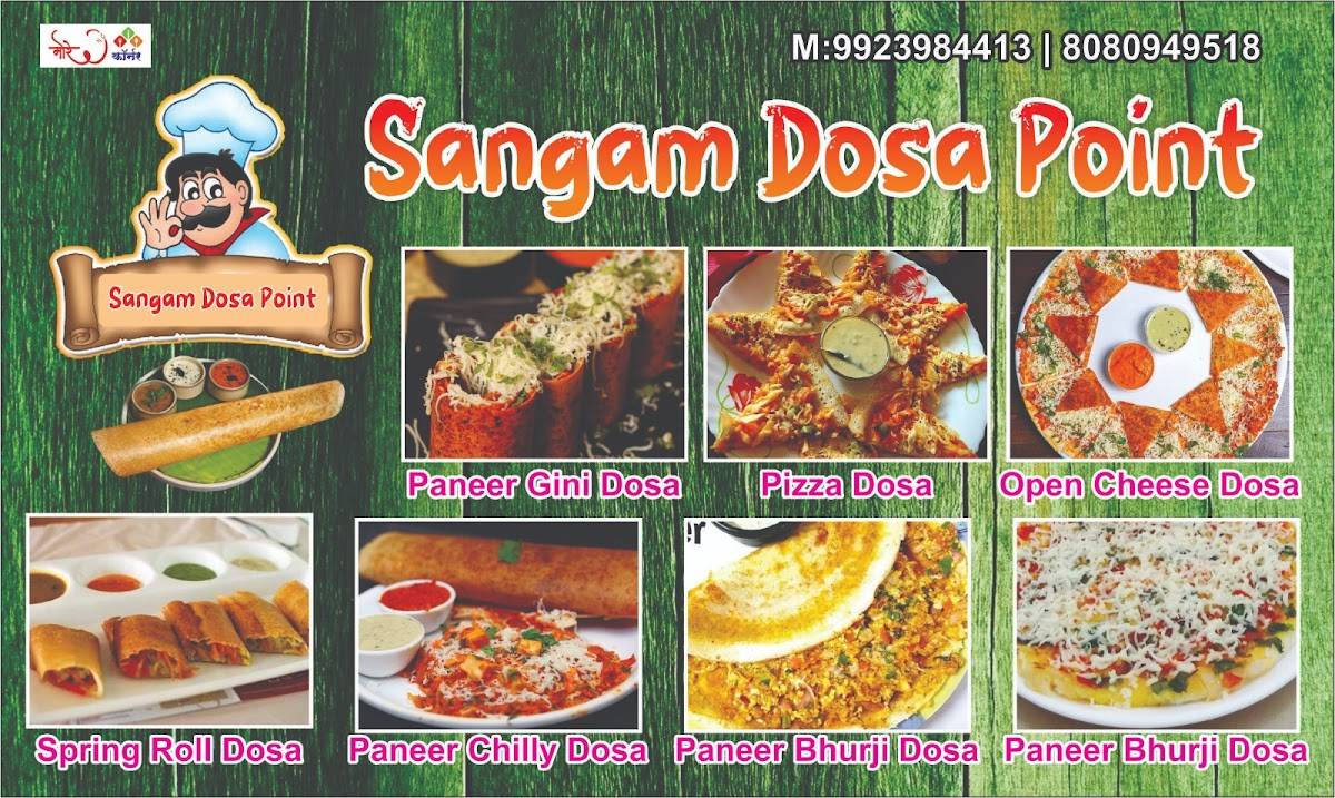 Sangam Dosa point menu