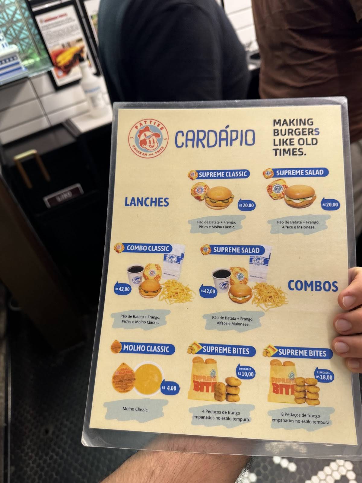 Patties - Pinheiros cardápio