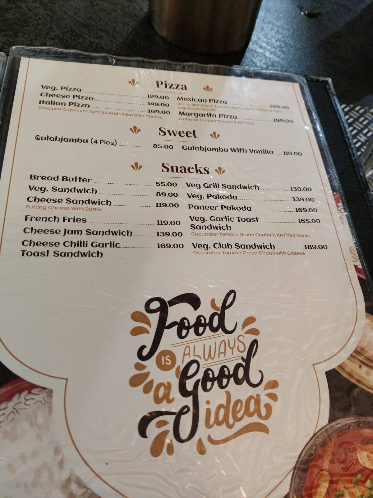 Satkar Garden Restaurant & Banquet Hall menu