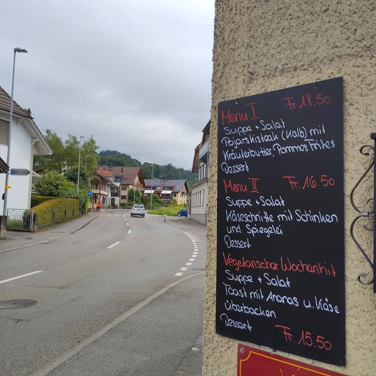 Menu di Schnitzelhouse - Restaurant zum Brünnli 