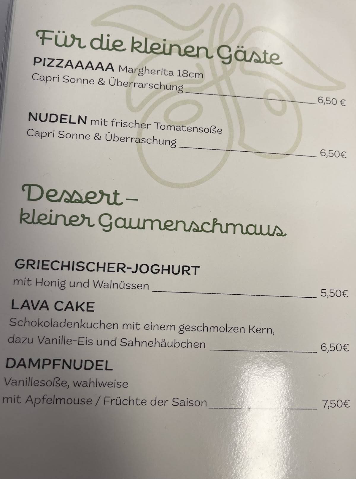 40+ Gartenanlage Grüne Aue Oelsnitz Speisekarte, Die speisekarte des