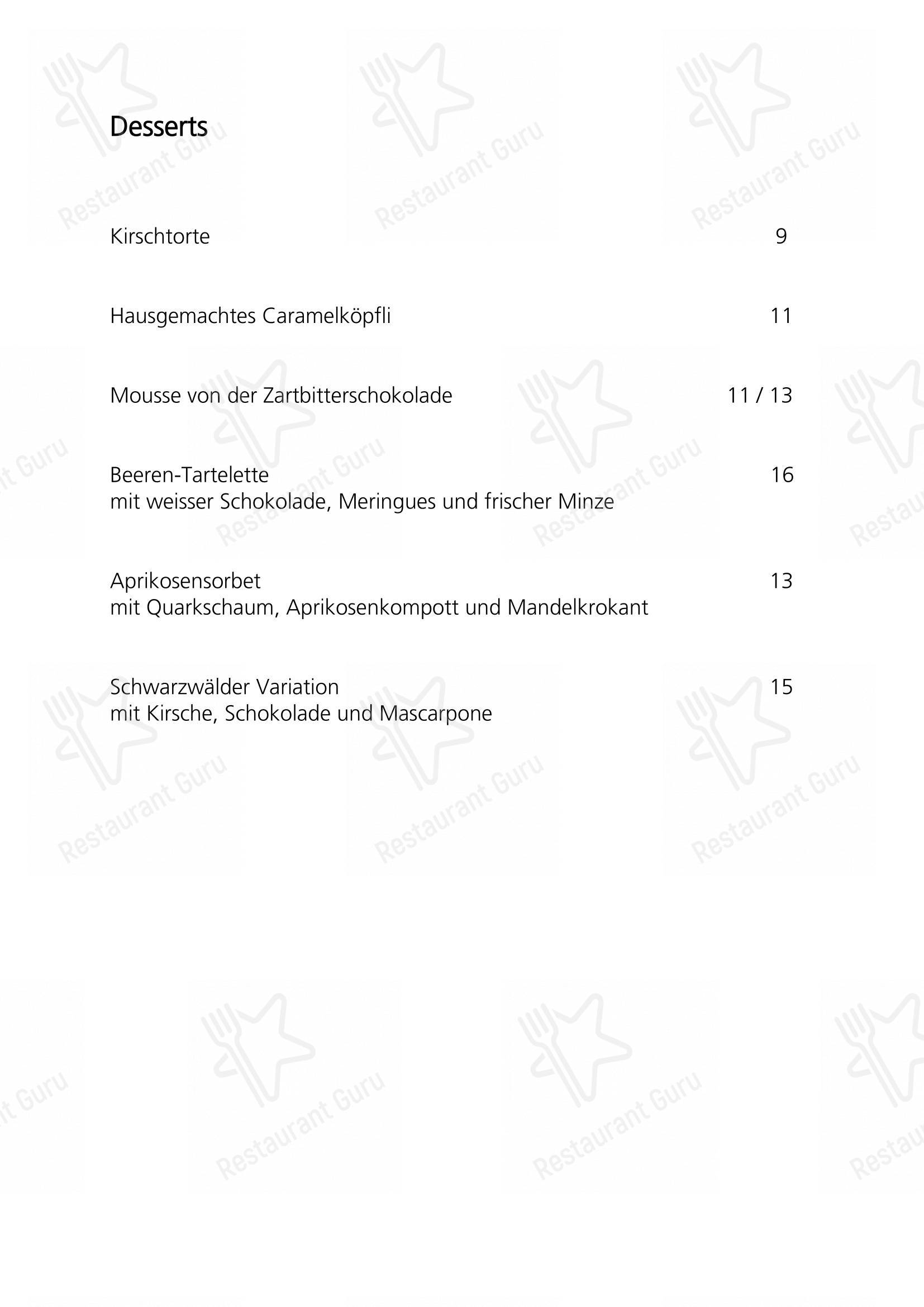 菜单 per Seerose Bar - Freienbach ristorante