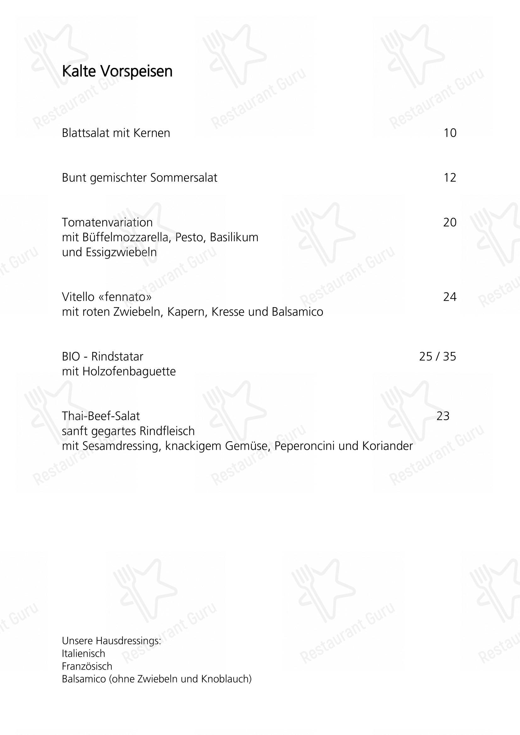 菜单 per Seerose Bar - Freienbach ristorante