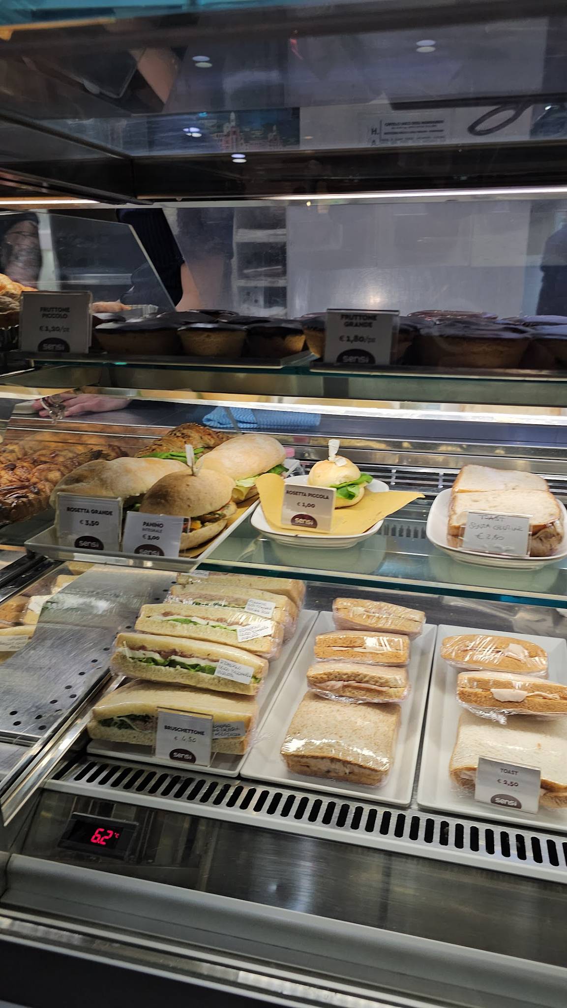 Menu di Sensi Bar Gelateria 