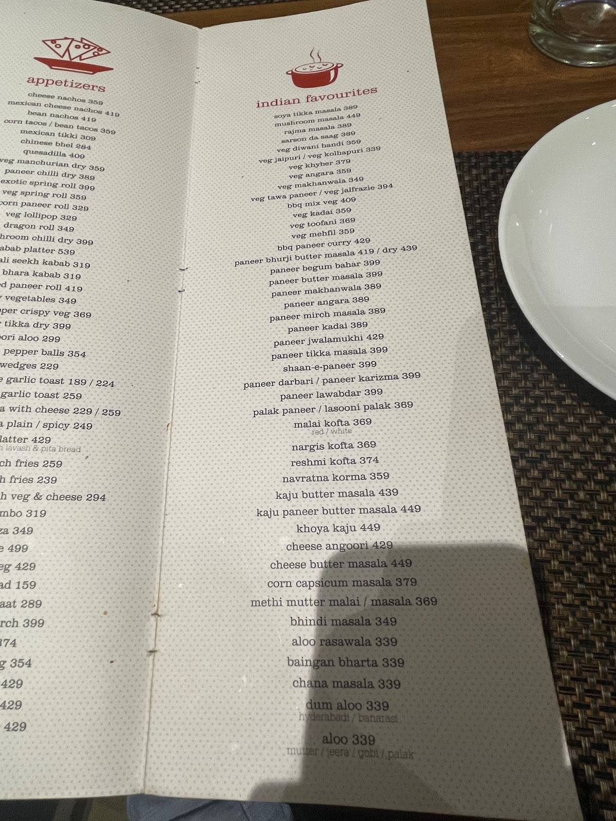 Senso - 24 Hours Coffee Shop menu
