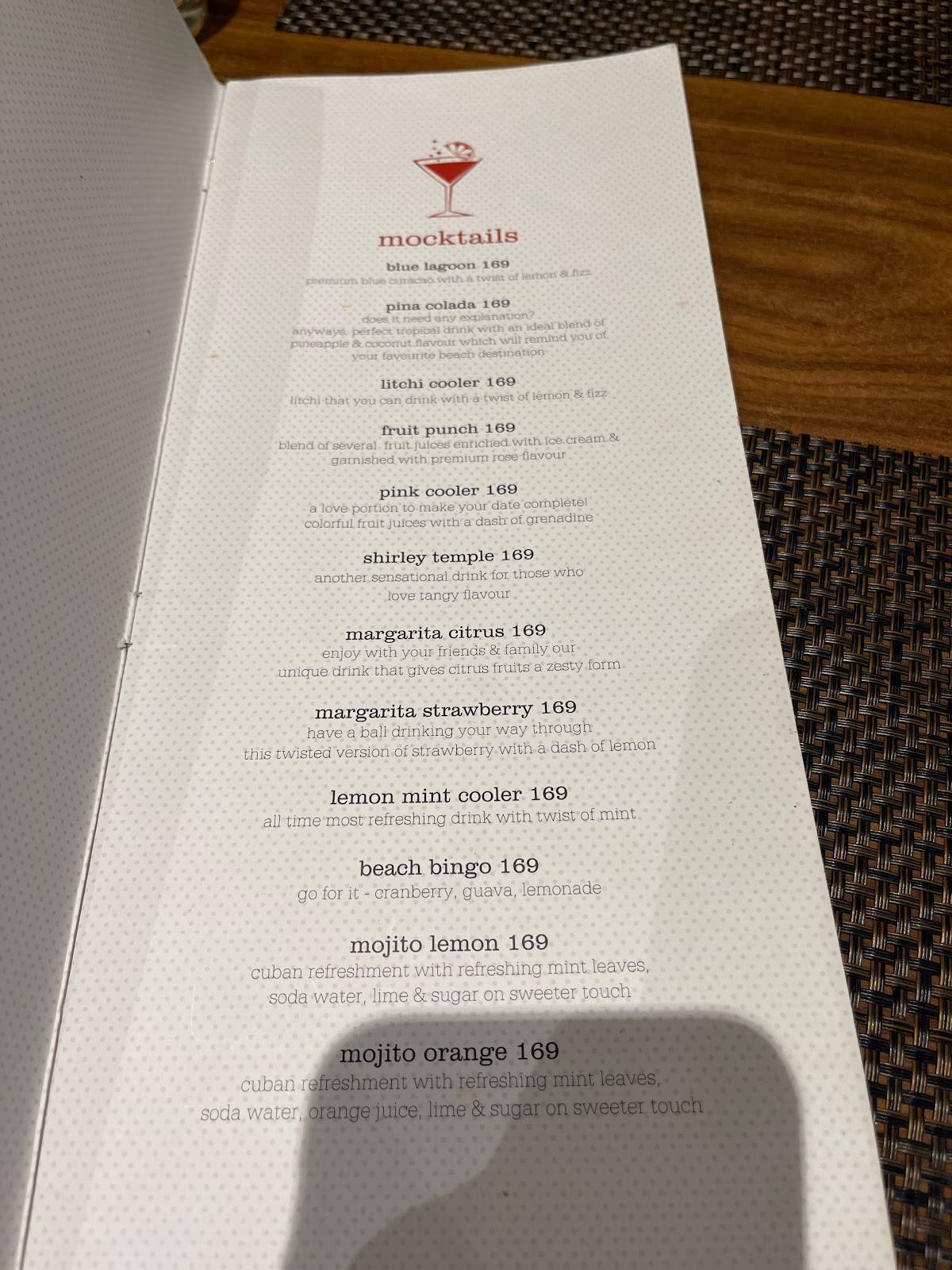 Senso - 24 Hours Coffee Shop menu
