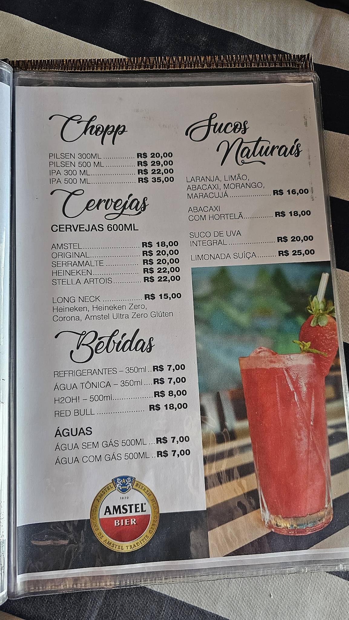 Setentaesete Restaurante cardápio