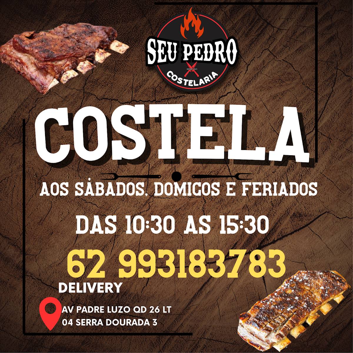 Seu Pedro Costelaria cardápio