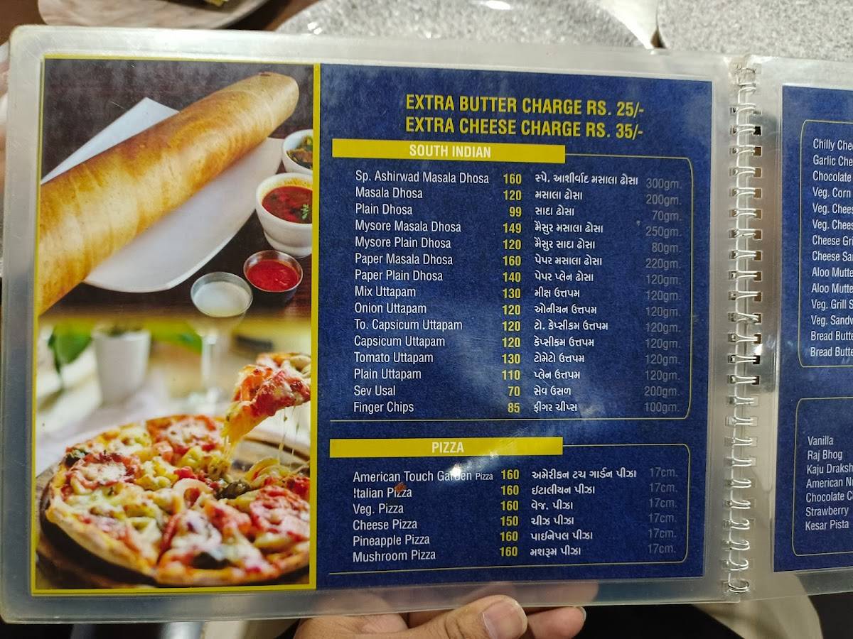 Ashirwad Restaurant menu