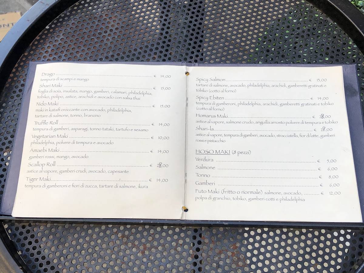 Menu di Shari 