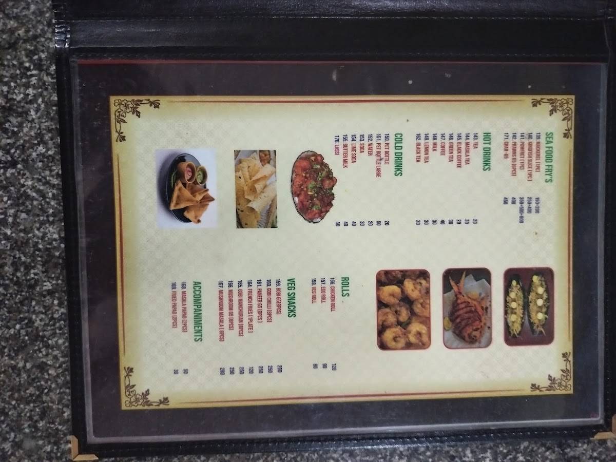 Shree Sai Leela Restaurant South Indian Tamil Food menu