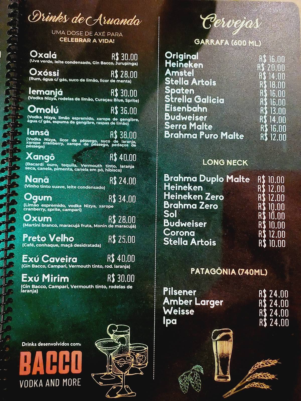Simples GastroBar Matinhos cardápio