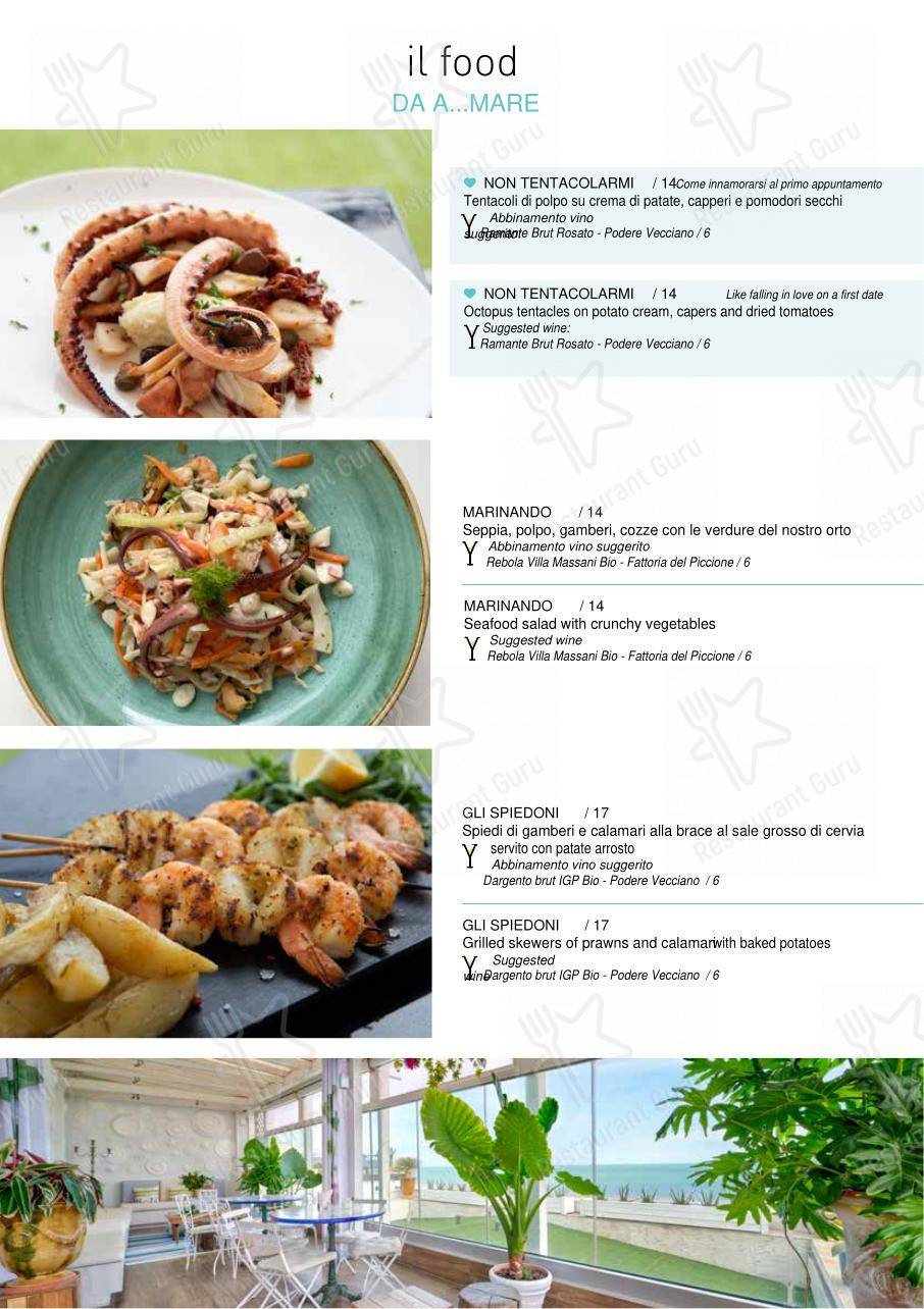 SkyBar Sea View Riccione in Riccione - Menu