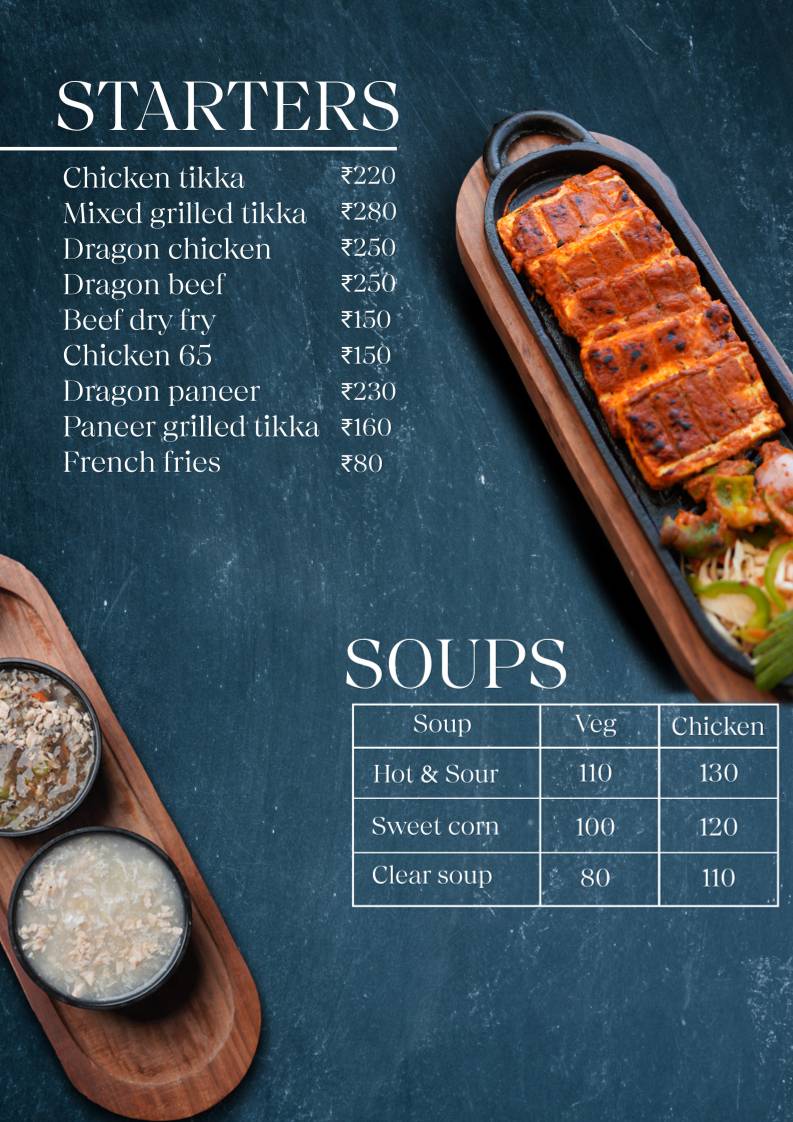 Slice of Spice menu