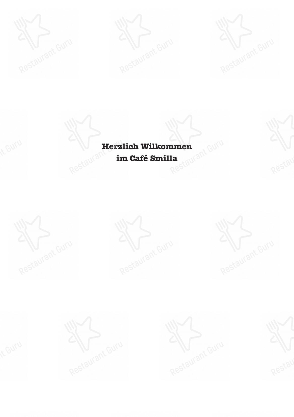 Menu di Smilla Café - Menu