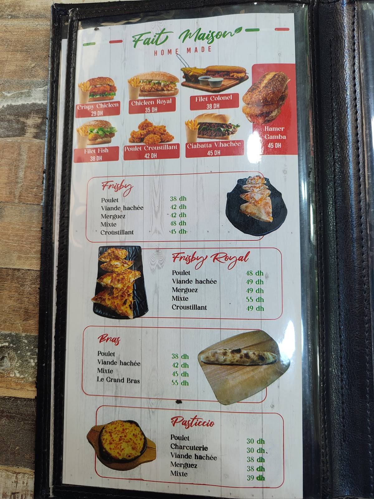Menu de Snack Tempo