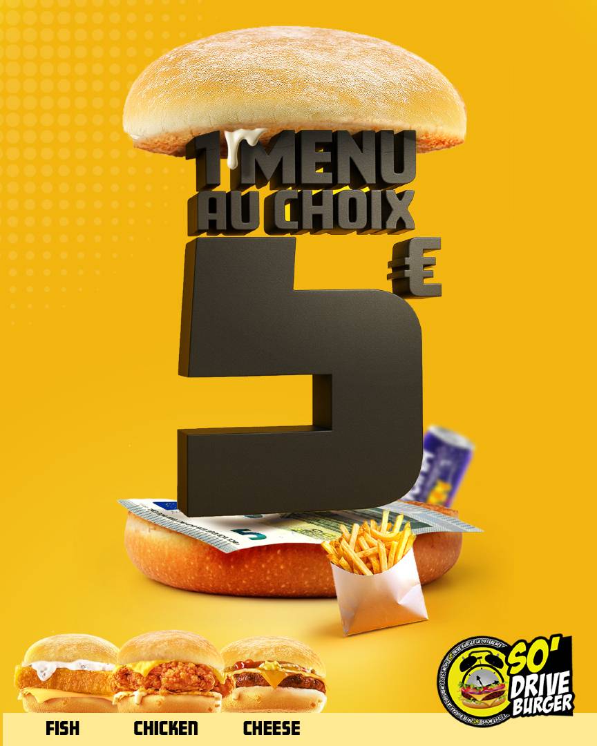 Menu de So Drive Burger