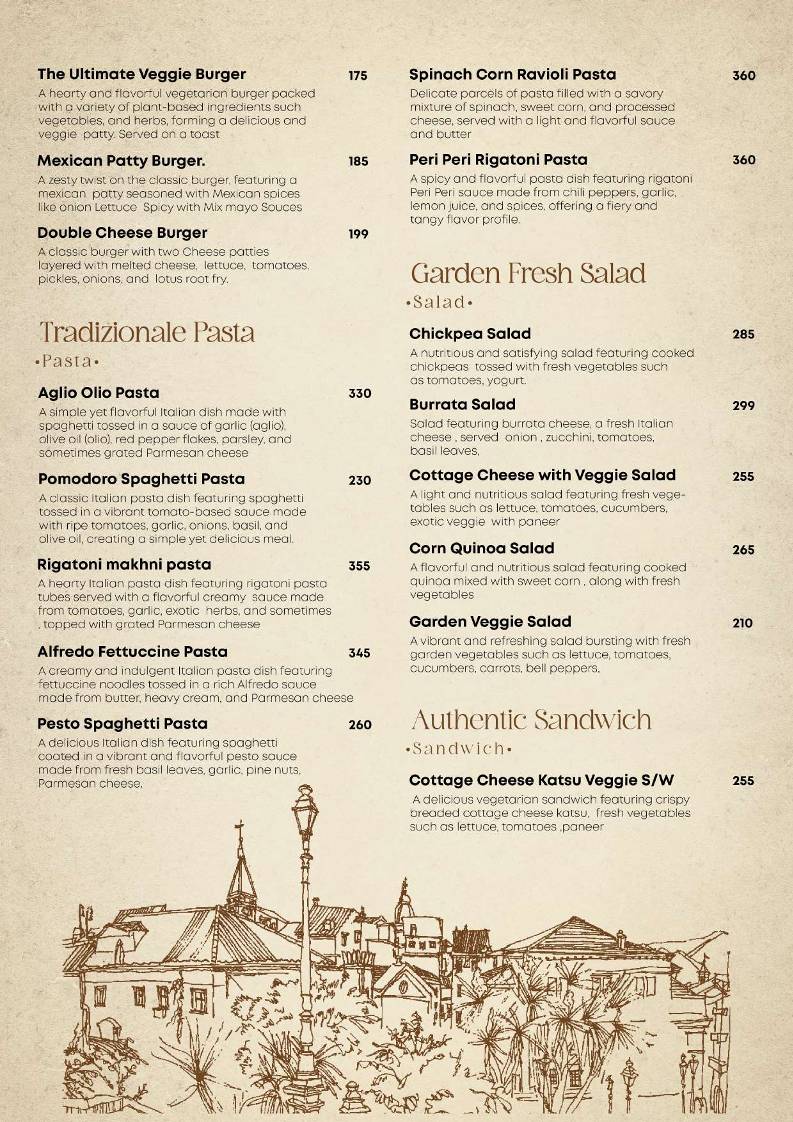 Social Blend Motavarachha menu
