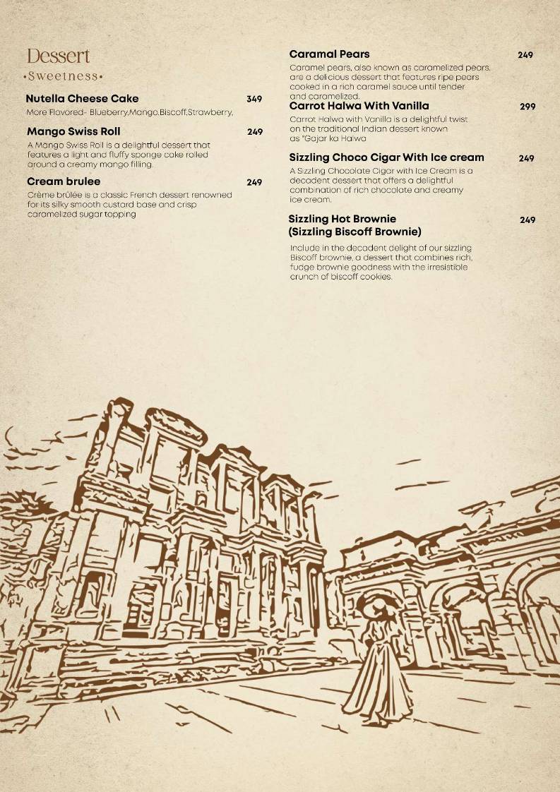 Social Blend Motavarachha menu