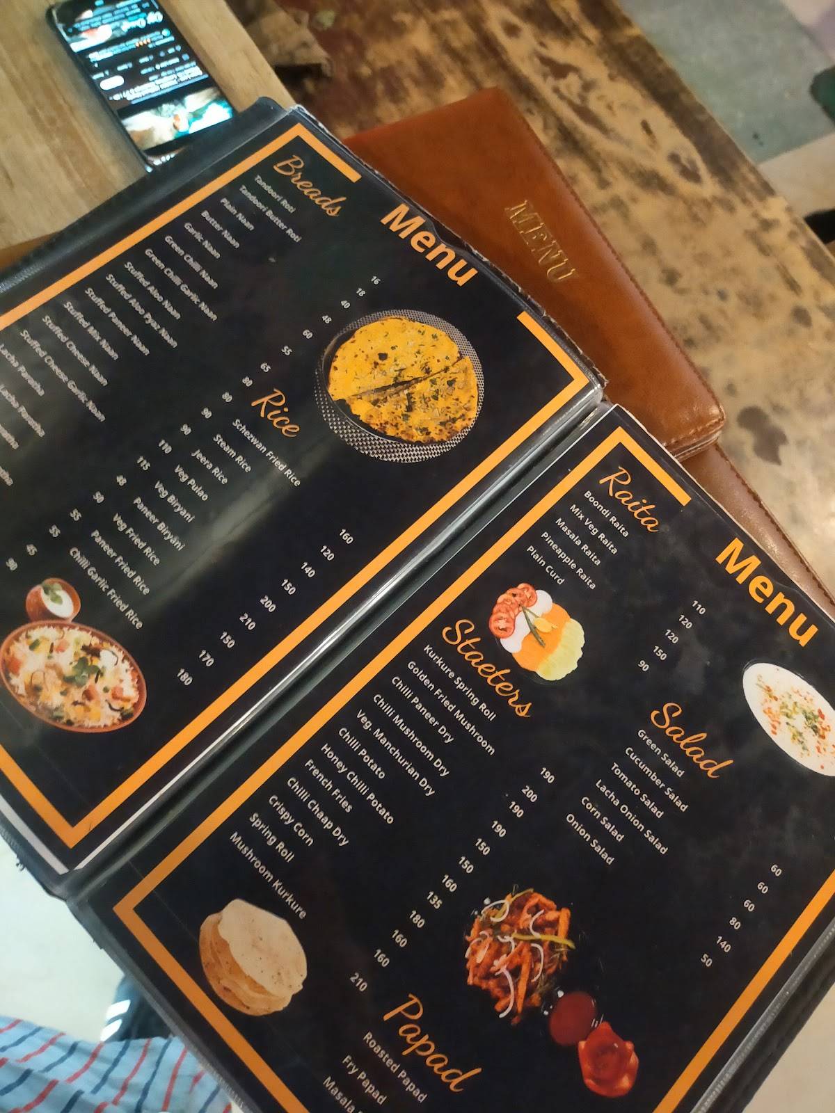 Sohna Delight Restaurant menu
