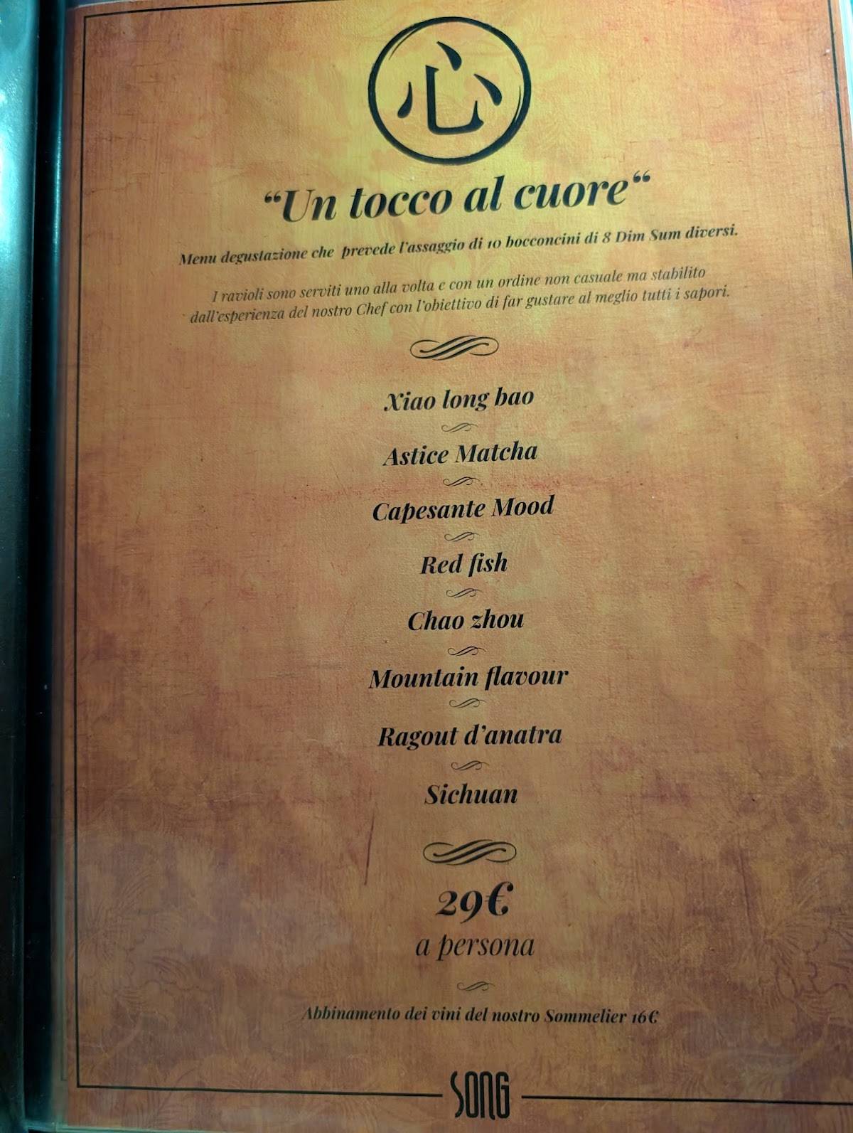 Menu di Song Dimsum 