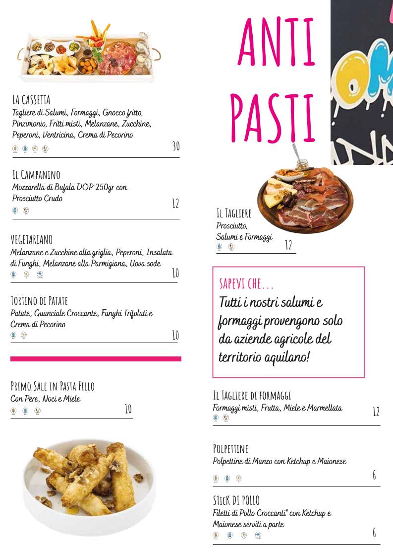 Menu di Spapizar Al Vicolaccio 