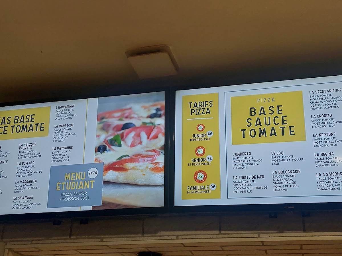 Menu de Speed'Za