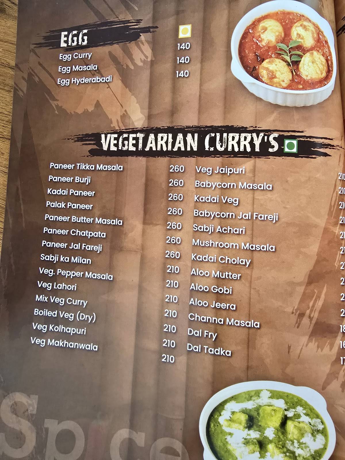 Spice Up (2nd Phase) Jp Nagar menu