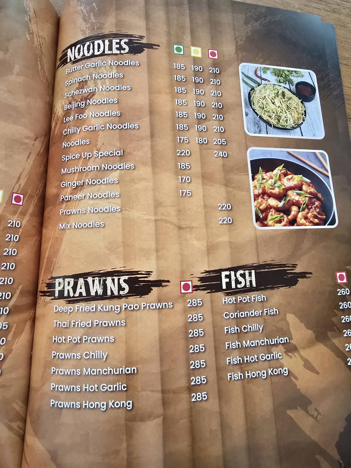 Spice Up (2nd Phase) Jp Nagar menu