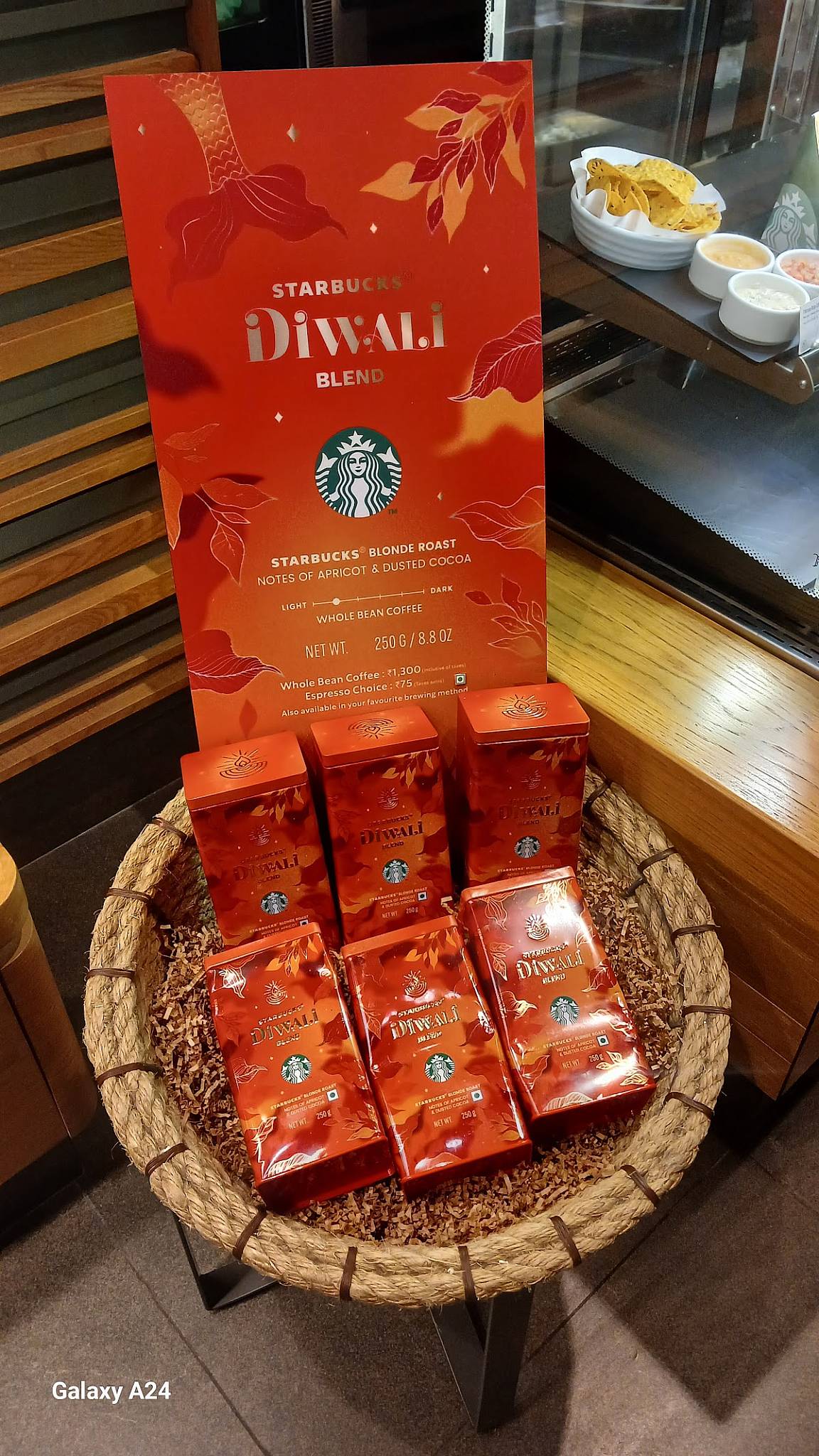 Starbucks menu